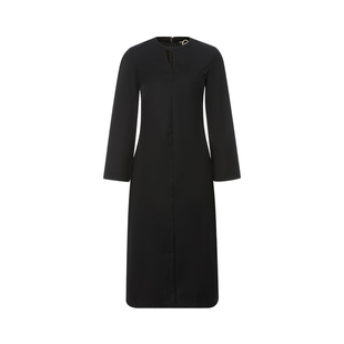 【折扣】INSPIRE STORIES 黑色镂空长款气质垂感内搭连衣裙