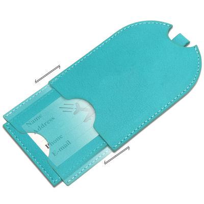 抽拉双层印名字个性化行李牌皮质