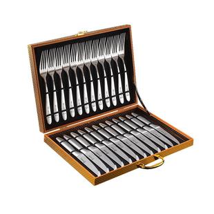 316不锈钢西餐餐具刀叉两件套全套刀叉勺三件套24件套装家用餐厅