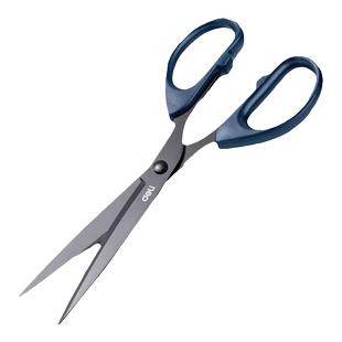 得力剪刀家用安全剪刀手工剪纸拆快递厨房剪子办公剪刀小型剪刀剪子便携剪刀拆快递大号美工剪不锈钢黑刃窗花