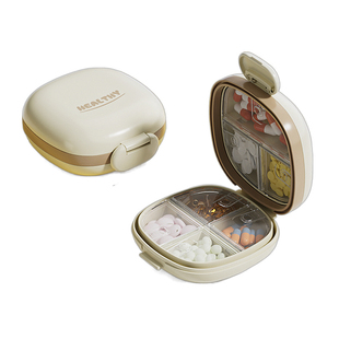 药盒便携式一周七天药品分装盒药物装药盒子急救随身携带小药盒