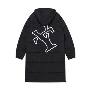 NOISY TEDDY25年冬季简约纯色女士中长款拉链羽绒服舒适保暖百搭