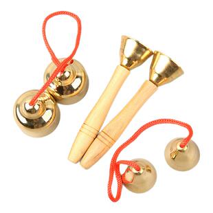 奥尔夫幼儿园乐器碰铃儿童打击撞铃大小号碰钟声乐练习教具早教