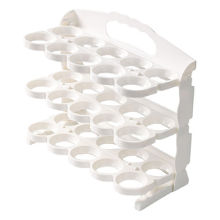 冰箱侧门鸡蛋收纳盒鸡蛋存放盒放鸡蛋专用置物架储物盒翻转鸡蛋盒