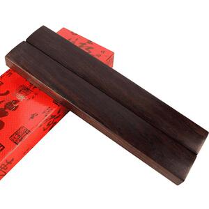 六品堂镇尺实木一对黑梓木镇尺30cm书法镇尺学生初学者小号压尺文房四宝压纸镇尺木清仓毛笔字压条镇尺镇纸