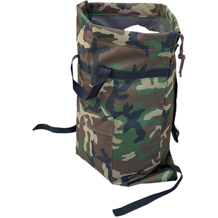 奕澜迷彩帆布背包背囊户外携行具旅行男士超大容量双肩包防水书包