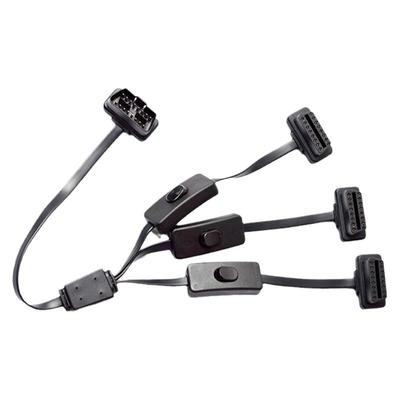 汽车OBD2一分二转接线16针
