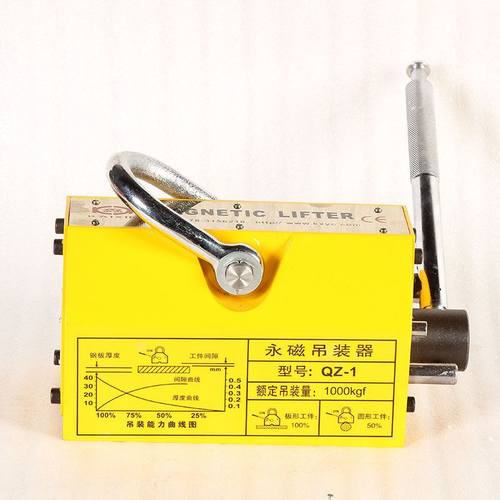 厂家批发100-5000kg永磁起重器永磁吸盘钢材工业手动强磁力吊