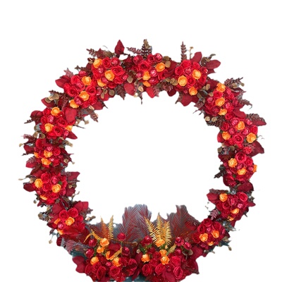 婚庆道具铁艺圆环架子双圆背景架