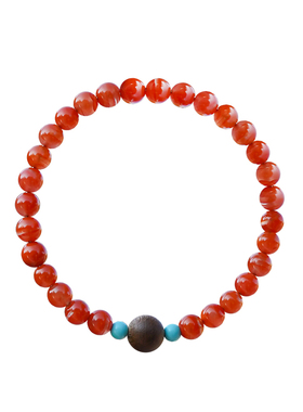 山川心语本命年南红玛瑙转运手链