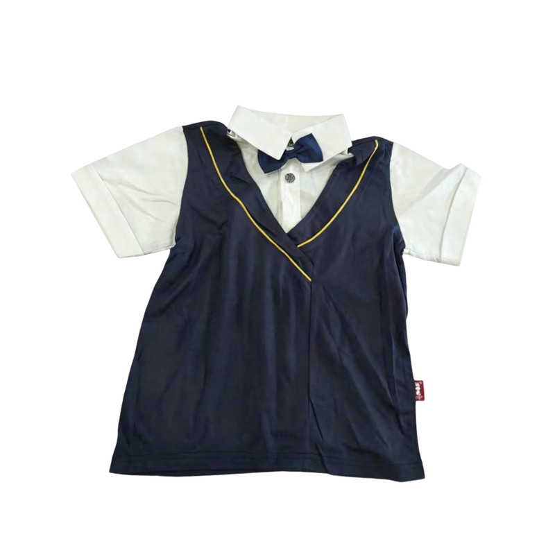 夏季男女童时尚校服班服圆领T恤运动套装夏季礼服表演服可定制