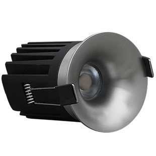 无边框筒灯不锈钢射灯led嵌入开孔55mm小山丘包豪斯中古客厅洗墙