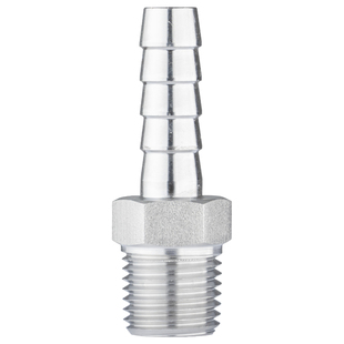 304不锈钢高压内外丝宝塔接头内外螺纹PU气皮管水管格林头4分6分