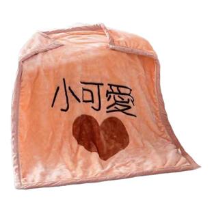双层婴幼儿卡通牛奶绒毛毯包被抱毯亲肤母婴儿童用品店礼盒装礼品