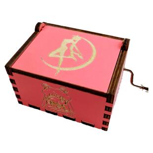 儿童玩具主题曲手摇小八音盒木质旋转机械发条音乐盒创意生日礼物