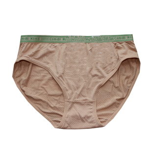 莘迪金内裤女2009中腰莫代尔抗菌纯色女生三角裤性感小宽边青年