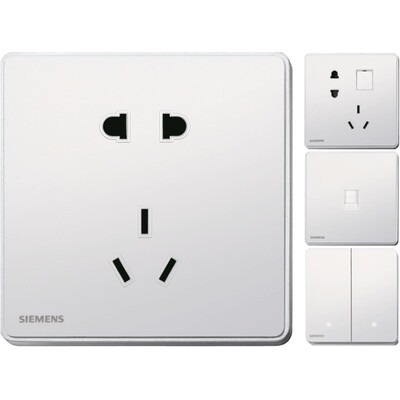 西门子开关插座睿致无框大面板