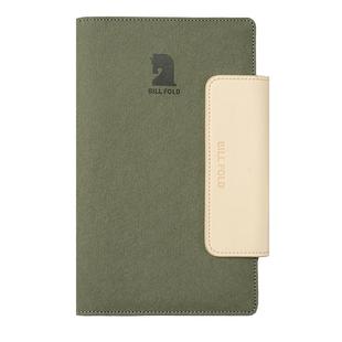 聚册存单收纳本皮质磁扣票据存单夹存款单支票收纳夹存折定期银行存单夹票据夹多功能多用途票据存单夹可定制