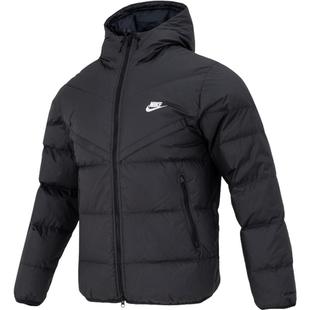Nike耐克官方连帽羽绒服男2025冬季新款休闲运动服宽松外套FB8178