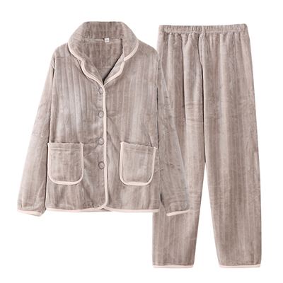 美梦怡男法兰绒家居服套装