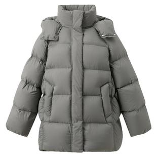 【90白鹅绒】三彩独醒2025冬季新款连帽鹅绒服防水易打理羽绒服F