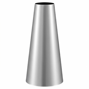 桌上小花瓶摆件酒店餐桌客房前台插花器不锈钢高级感中古风装饰