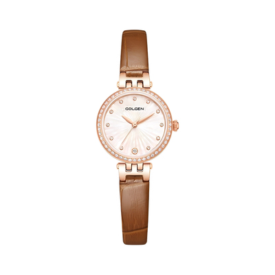 高颜值星座贝母小表盘女士腕表