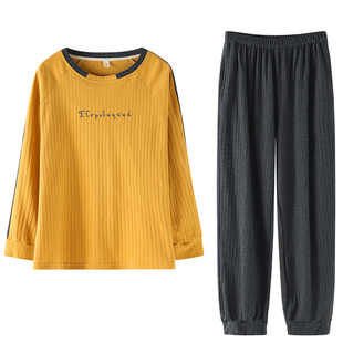 睡衣纯棉女春秋天套装长袖2025新款流行全棉甜美可爱可外穿家居服