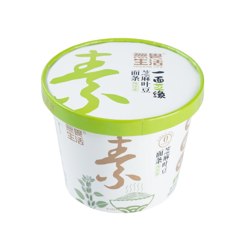 纯素芝麻叶豆面条无五辛无蛋奶