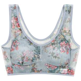 恋漫妮内衣文胸2025新款爆款美背女士胸罩中老年妈妈冰丝夏季薄款