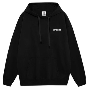 金珍妮同款黑色卫衣女连帽2025新款秋冬加绒韩系chic巨好看的外套