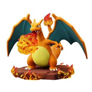 正版宝可梦神奇宝贝喷火龙手办皮卡丘公仔车载摆件送男生动漫周边