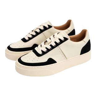 足下工业网球板鞋 FOOT INDUSTRY 牛皮厚底休闲舒适百搭男女同款