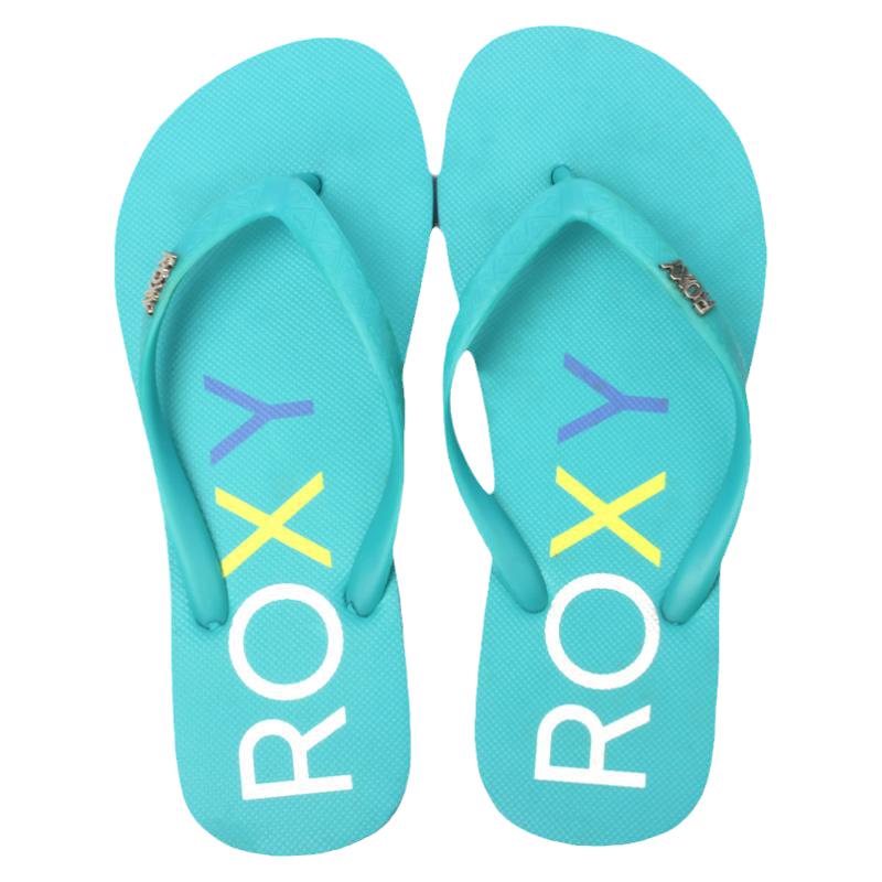 ROXY2026凉鞋年现货时尚百搭凉拖女童纯色简约休闲沙滩人字拖