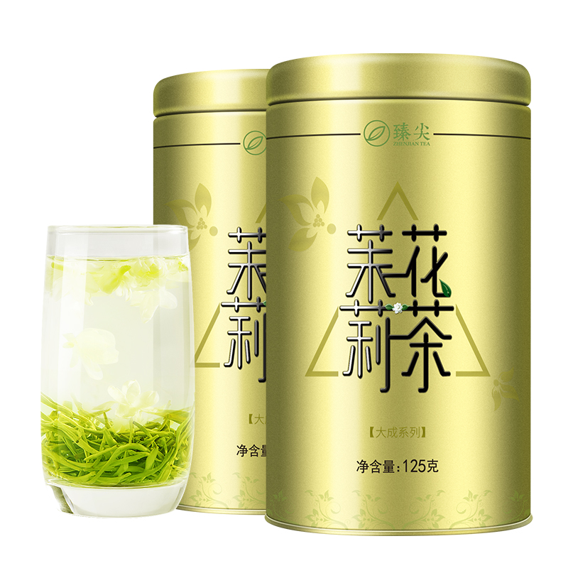 特级浓香型茉莉花茶2024新茶臻尖官方旗舰店正品横县茉莉绿茶茶叶