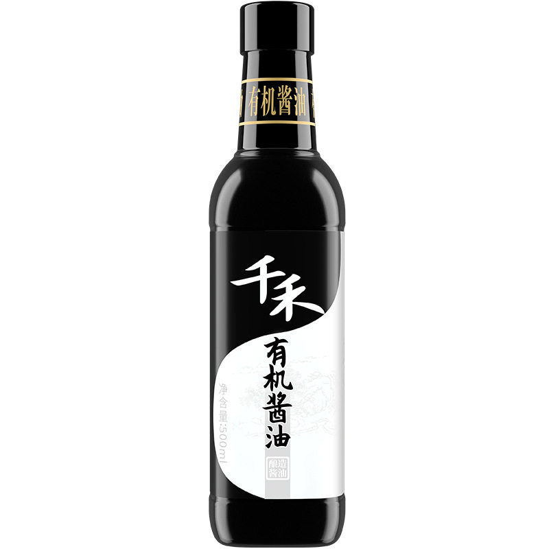 千禾有机特级酱油日期很新玻璃瓶