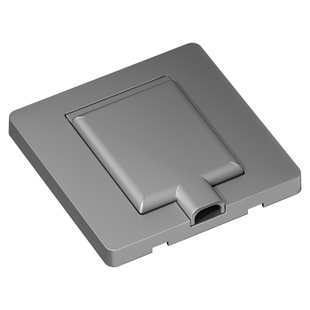 出线孔面板86型遮挡面板带出线孔穿线开关装饰插座盖板下出线家用