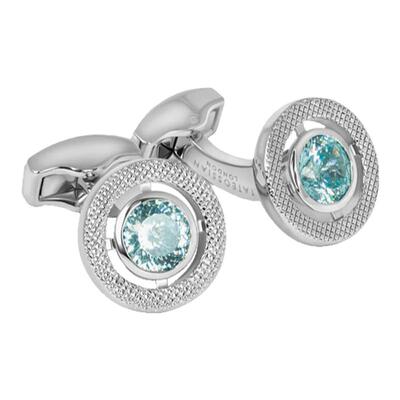 英国璀璨光晕宝石袖扣男轻奢礼物