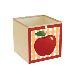 复古方格包豪斯布艺收纳箱卡莱克格子柜抽屉折叠整理盒杂物收纳筐