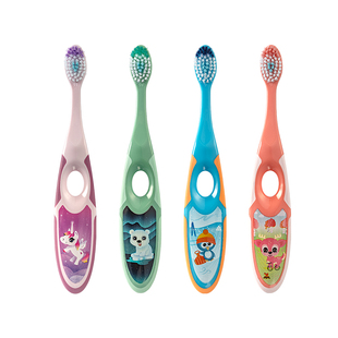 挪威jordan牙刷儿童牙刷宝宝软毛0到3岁6到12岁训练护齿乳牙牙刷