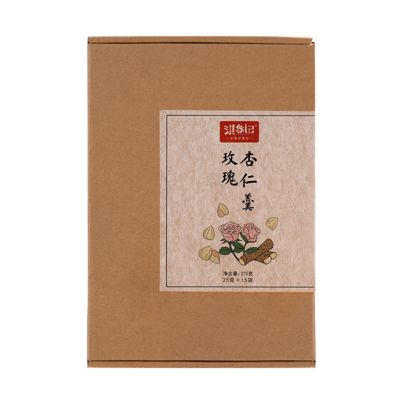 玫瑰杏仁七白饮南杏仁粉冲泡全身天然粉粉食品