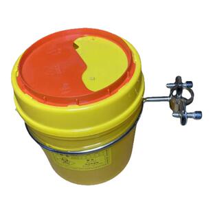 医疗手推车利器盒挂架可旋转固定架锐器盒托架医废物垃圾桶放置架