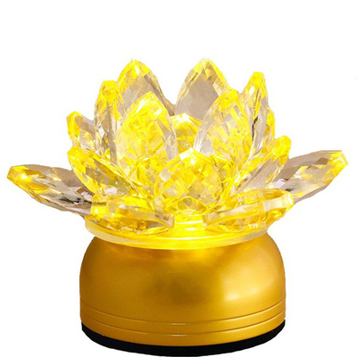 真供灯水晶灯铜底座莲花灯琉璃灯