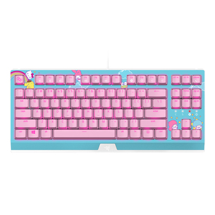 Razer雷蛇三丽鸥Hello Kitty限定款87键游戏电竞背光机械键盘礼物