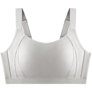 千奈美大胸显小内衣收副乳防下垂大码无痕文胸罩女兔耳杯防凸点