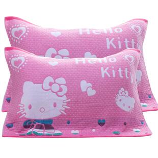 一对纱布纯棉六层软席枕巾透气吸汗成人软凉席不起球大枕头巾全棉