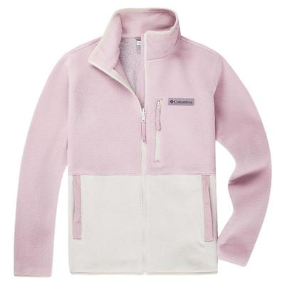 哥伦比亚女子保暖徒步抓绒衣