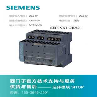 议价6EP1961-2BA21西门子SITOP PSE200U 10 A选择性模块6EP19612B