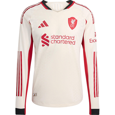 Adidas/阿迪达斯正品LIVERPOOL男士运动足球V领修身长袖JV6448