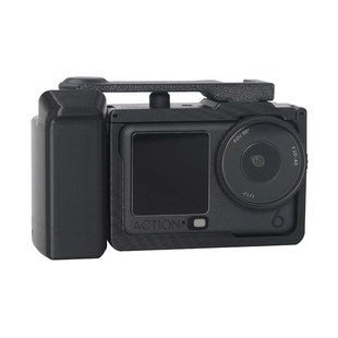 街拍手柄适用dji大疆action6配件运动相机拍照按钮手持action6兔笼支架保护壳街拍套装